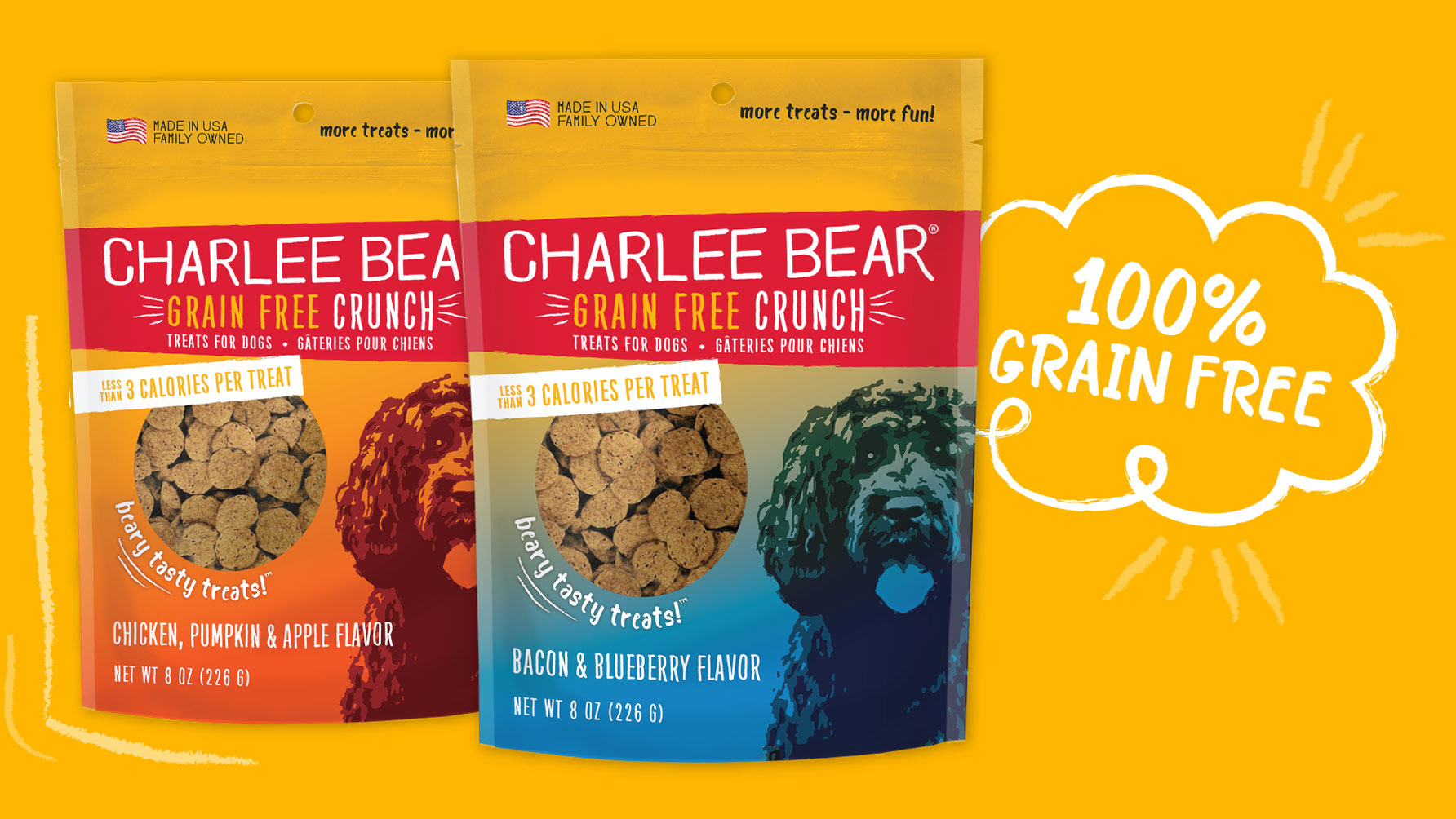 Grain Free treats by Charlee Bear
